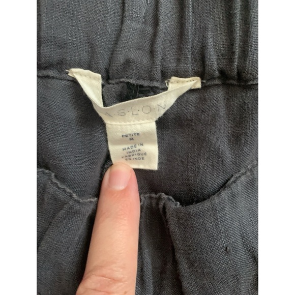 Caslon Linen Drawstring Pants Women’s Petite Medium - Picture 3 of 4